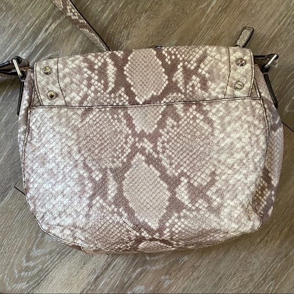 Michael Kors Studded Python Print Crossbody Bag - Picture 4 of 8